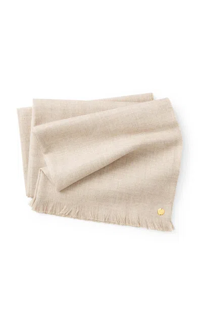 St. Frank Baby Alpaca Throw Blanket In Tan