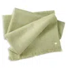 St. Frank Baby Alpaca Throw Blanket In Green