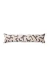 St. Frank Figures Linen-cotton Pillow In Brown