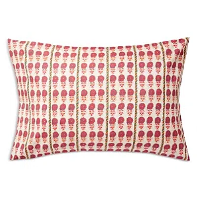 St. Frank Fuchsia Daisy Suzani Standard Pillowcase, Pair