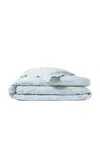 St. Frank Muong Cotton King/cal King Duvet Cover In Light Blue
