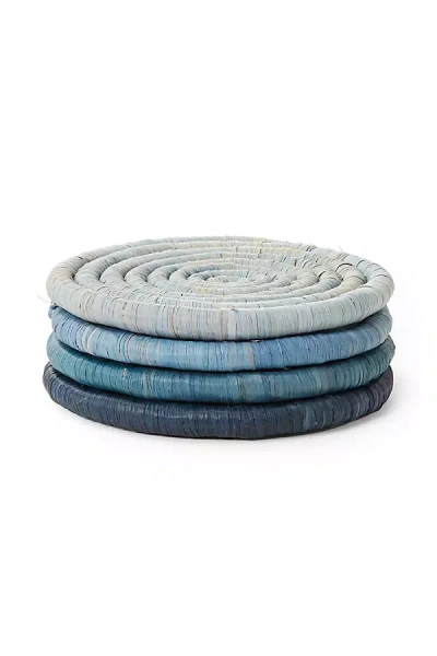 St. Frank Ombré Coasters In Blue