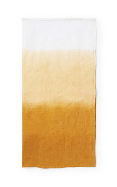 St. Frank Ombré Linen Napkin In Yellow