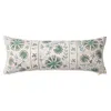St. Frank Sage Ribbon Suzani Decorative Pillow, 15l X 40w