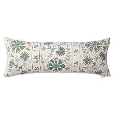 St. Frank Sage Ribbon Suzani Decorative Pillow, 15l X 40w In Multi