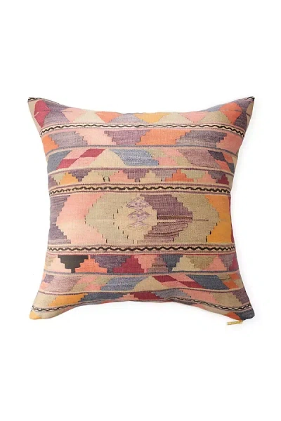 St. Frank Shell Psychedelic Kilim Pillow In Multi