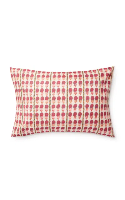 St. Frank Suzani Daisy Cotton Standard Pillowcase Set In Pink