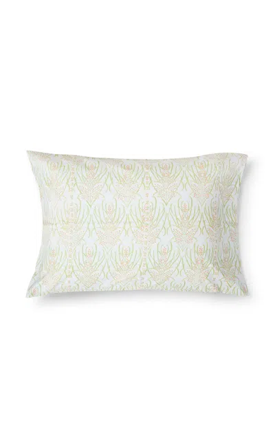 St. Frank Suzani Vines Cotton King Pillowcase Set In Green