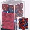 St-hobby Gemini Blue-red & Gold 16 Mm. D6 Dice Block