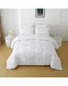 St. James Home Better Style Oversized Honeycomb Comforter Insert In White