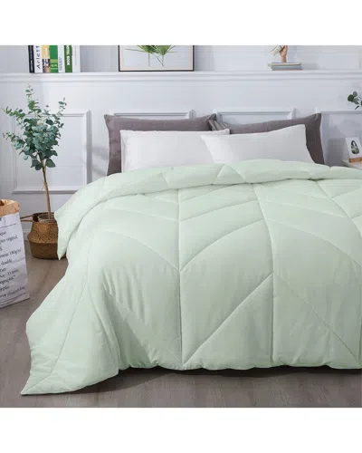 St. James Home Chevron Stitch Down Alternative Comforter In White