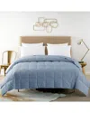 St. James Home Constance Duck Down Blanket In Blue