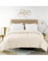 St. James Home Constance Duck Down Blanket In Ivory