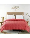 St. James Home Constance Duck Down Blanket In Pink