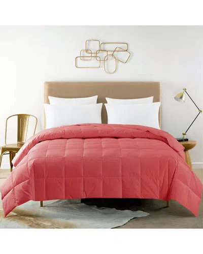 St. James Home Constance Duck Down Blanket In Pink