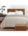 St. James Home Cozy Down Alternative Reversible Blanket In Cream