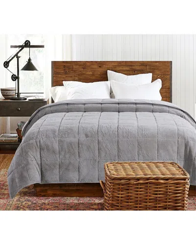 ST. JAMES HOME ST. JAMES HOME COZY DOWN ALTERNATIVE REVERSIBLE BLANKET