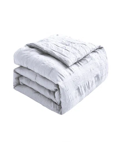 St. James Home Crinkled Down Alternative Blanket, Full/queen In White