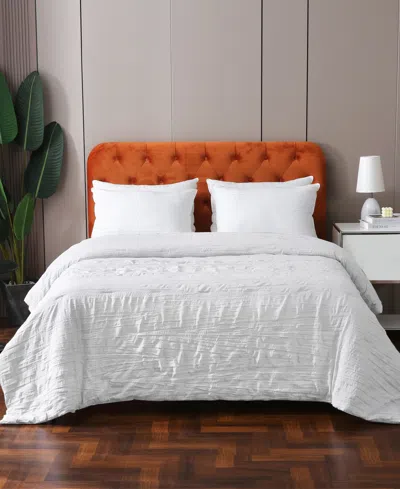 St. James Home St James Home Crinkled Down Alternative Comforter, King In White