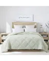 St. James Home Double Diamond Down Alternative Comforter In Green