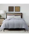 St. James Home European Gusset Down Alternative Comforter In Gray