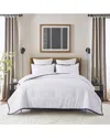 St. James Home Framed Down Alternative Comforter In Navy