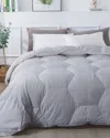 St. James Home Honeycomb Stitch Down Alt Comforter In Grey