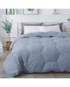 St. James Home Honeycomb Stitch Down Alternative Comforter In Blue