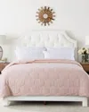 St. James Home Honeycomb Down Alternative Contrast Trim Blanket, Full/queen In Multi