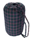 St. James Home Plaid Velvet Crash Pad
