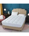 St. James Home Premium Overfilled Mattress Topper In White