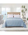 St. James Home Ruffled Edge Down Alternative Comforter In Blue