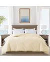 St. James Home Ruffled Edge Down Alternative Comforter In Ivory