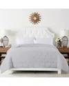 St. James Home Subway Tile Stitch Down Alternative Blanket In Gray