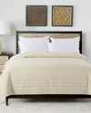 St. James Home Velvet Trim Down Alt Blanket In Cream