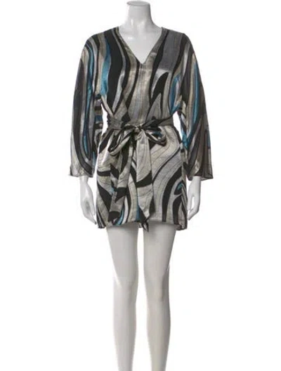 Pre-owned St John 2020 Mini Dress In Multi
