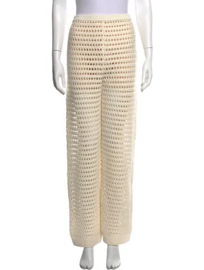 Pre-owned St John 2022 Straight Leg Pants In Neutrals