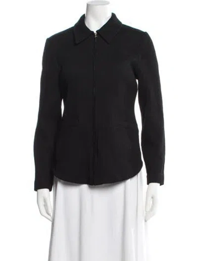 Pre-owned St John 2022 Sweater In Black
