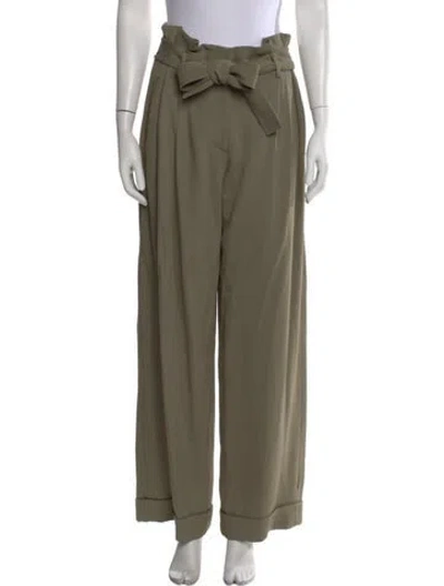 Pre-owned St John 2022 Wide Leg Pants In Green