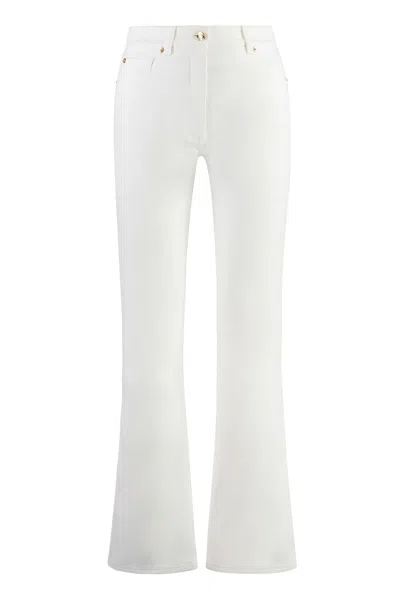 St John 5-pocket Straight-leg Jeans In White