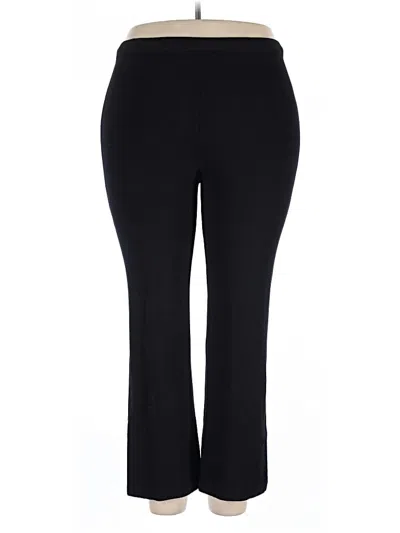 Pre-owned St John Active Pants In Black
