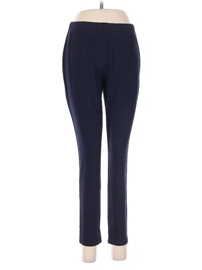 Pre-owned St John Active Pants In Blue