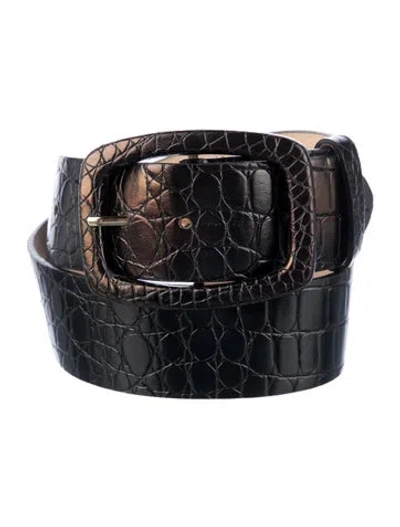 Pre-owned St John Alligator Belt In Multi