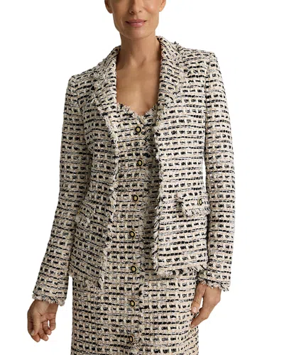 St John St. John Claudine Tweed Jacket In White