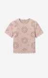 St John Ashton Top In Laser Cut Leather