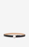 St John Ball Buckle Belt In Bksv