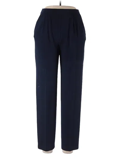 Pre-owned St. John Basics Casual Pants In Blue