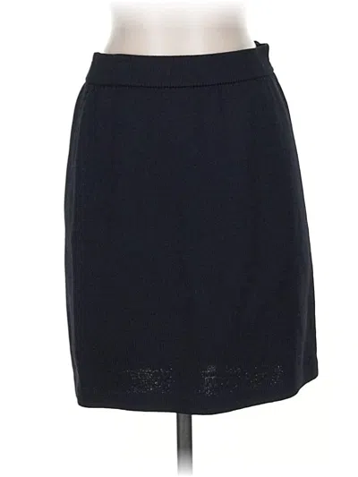 Pre-owned St. John Basics Casual Skirt In Black