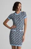 St John Bekah Dress In St. John X Malbon Logo Knit