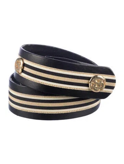 Pre-owned St John Belt In Black